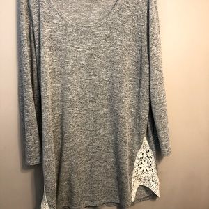 Heather Gray long sleeve top